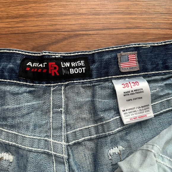 2 Pair - Ariat Men's Bootcut Jeans - Light Blue